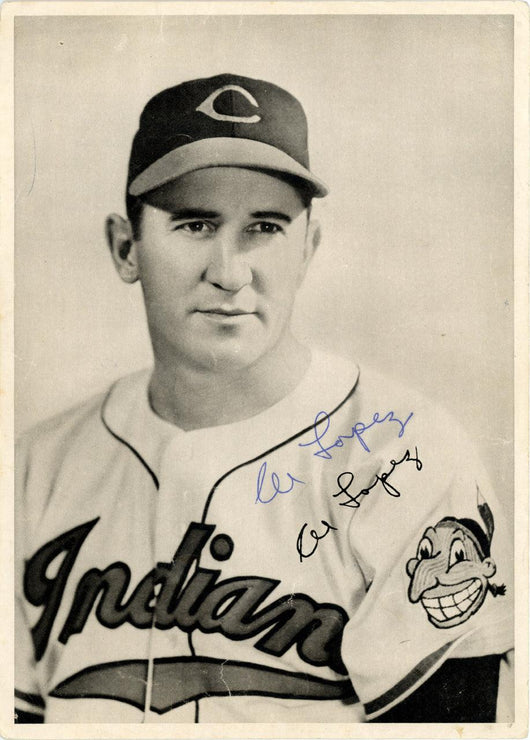 Al Lopez Autographed 6.5x9 Photo Picture Pack Cleveland Indians Beckett BAS #F98293