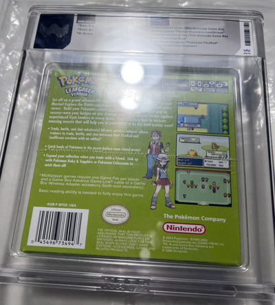 [WATA Graded 9.4 SEALED A+] Pokémon Leaf Green Version (Player's Choice) Gameboy Advance [GBA - 2004]