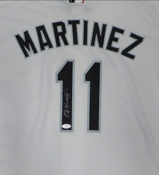 Seattle Mariners Edgar Martinez Autographed White 2003 All Star Authentic Majestic Jersey JSA #KK073331