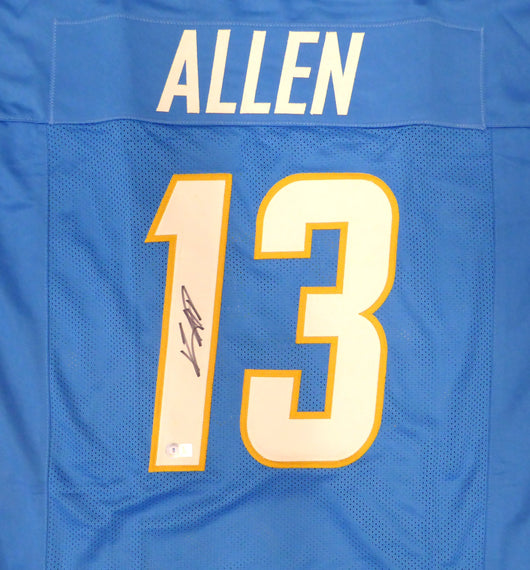 San Diego Chargers Keenan Allen Autographed Light Blue Jersey Beckett BAS QR #BL92180