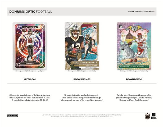 2022 Panini Donruss Optic Football Hobby Box