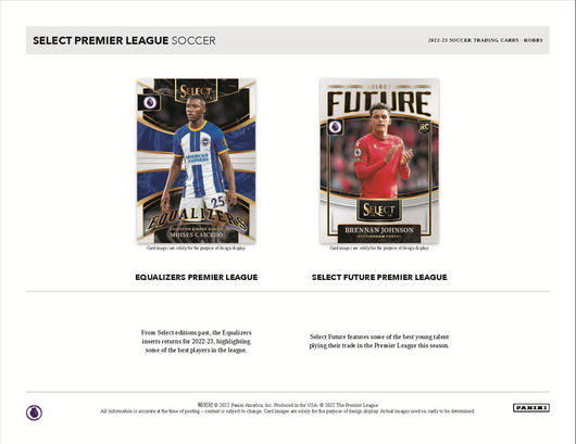 2022-23 Panini Select Premier League Soccer Hobby 12 Box Case