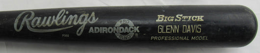 Glenn Davis Game Used Rawlings Auto Baseball Bat