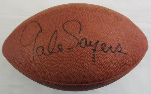 Gale Sayers Signed Auto Football JSA CJ55963