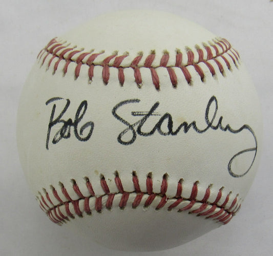 Bob Stanley Signed Auto Baseball B172