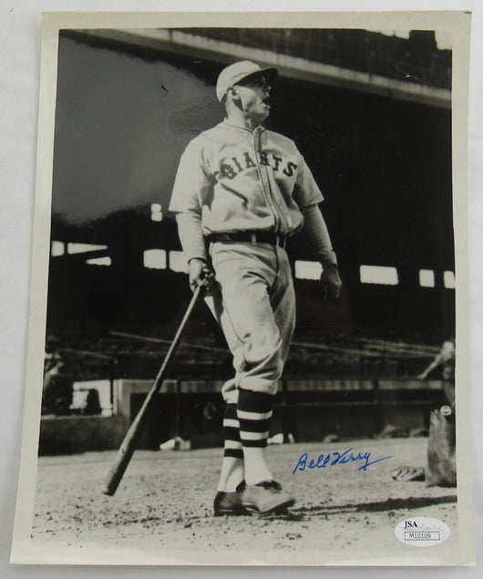 Bill Terry Signed Auto 8x10 Photo JSA M10109