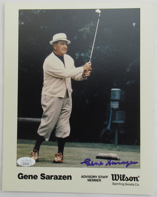 Gene Sarazen Signed 8x10 Photo JSA AV66168