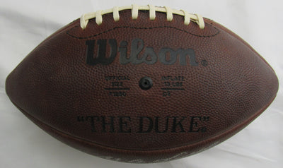 Y.A Tittle Signed Auto Wilson Football JSA CM07449 w/3 Inscriptions