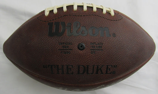 Y.A Tittle Signed Auto Wilson Football JSA CM07449 w/3 Inscriptions