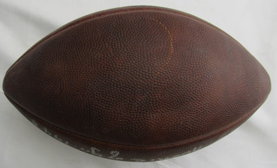 Y.A Tittle Signed Auto Wilson Football JSA CM07449 w/3 Inscriptions