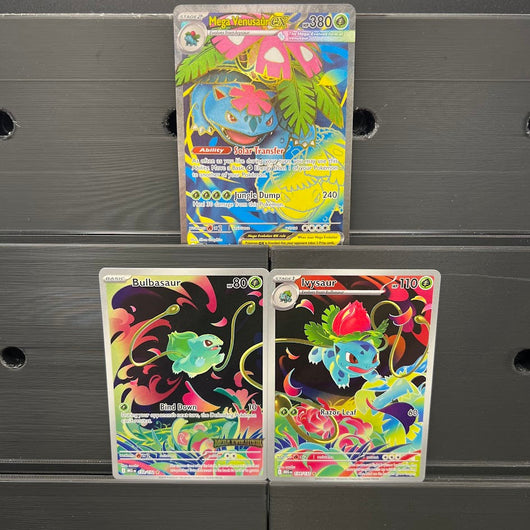 Mega Evolutions Bulbasaur Line Bundle