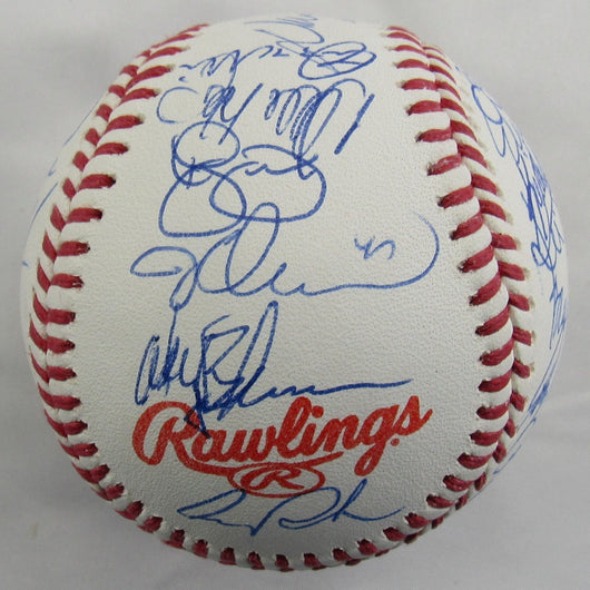 1986 World Series Champion New York Mets Signed Auto Rawlings 1986 World Series Baseball JSA ZZ10212