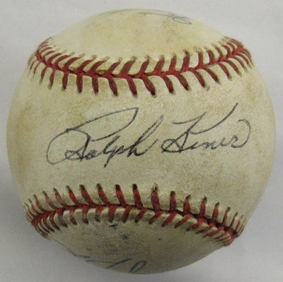 Ralph Kiner +2 Signed Auto Rawlings Baseball B164