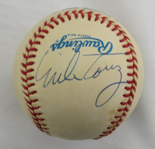 Mike Torrez and Jim Leyrtiz Signed Auto Rawlings Baseball