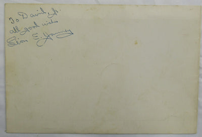 Leon Janney Signed Auto Lounge Mets Pamphlet