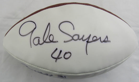 Gale Sayers +1 Signed Wilson Football JSA CL12142