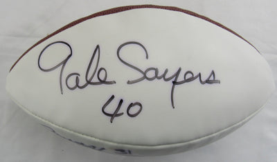 Gale Sayers +1 Signed Wilson Football JSA CL12142