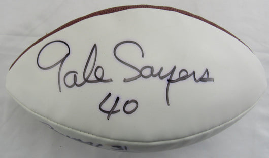 Gale Sayers +1 Signed Wilson Football JSA CL12142