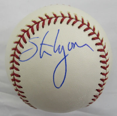 Steve Lyons "Psycho" Signed Auto Baseball B155