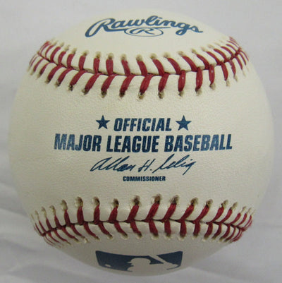 Steve Lyons "Psycho" Signed Auto Baseball B155