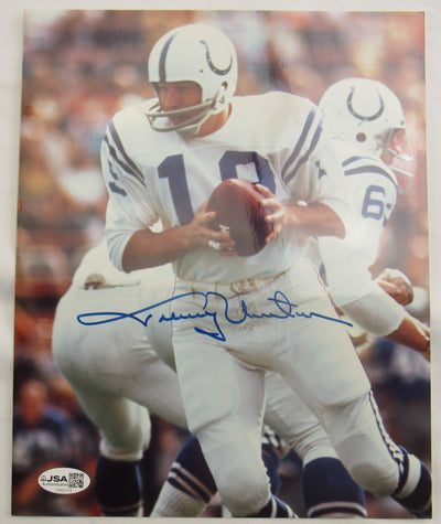 Johnny Unitas Signed 8x10 Photo CN60135
