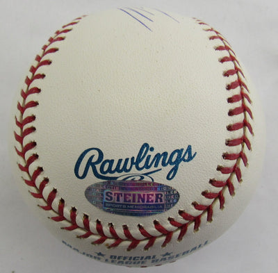 Miguel Tejada Signed Auto Rawlings Baseball Steiner Hologram