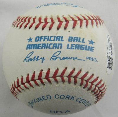 Don Larsen Signed Auto Rawlings Baseball JSA CN60119