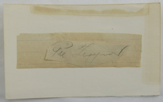Pie Traynor Signed Auto Newspaper Photograph JSA LOA ZZ71858