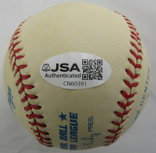 Bernie Williams Signed Auto Rawlings Baseball JSA CN60391