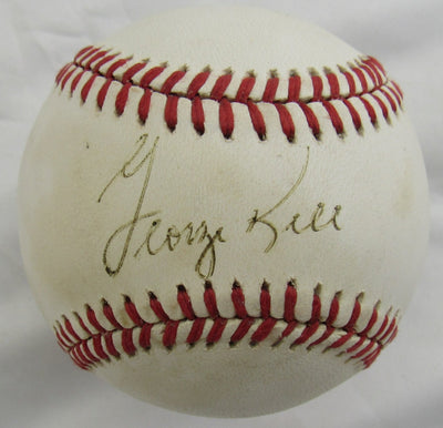 George Kell Signed Auto Rawlings Baseball B162