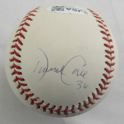 Don Larsen David Cone David Wells Signed Auto Rawlings Baseball JSA CN60097