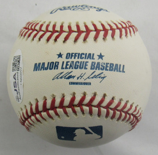 Don Larsen David Cone David Wells Signed Auto Rawlings Baseball JSA CN60097
