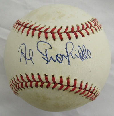 Al Gionfriddo Signed Rawlings Baseball JSA B19080