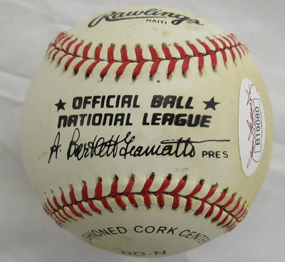 Al Gionfriddo Signed Rawlings Baseball JSA B19080