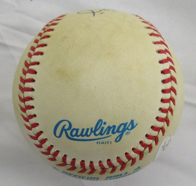 Gene Woodling Signed Rawlings Baseball JSA B19083