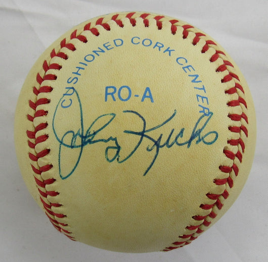 Johnny Kucks Signed Rawlings Baseball JSA A18180