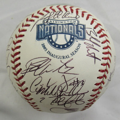 2005 Washington National Team Signed Rawlings Baseball Steiner Hologram - Frank Robinson