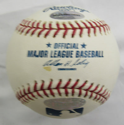 Don Newcombe Signed Auto "Stat" Rawlings Baseball w/ Insc Steiner Hologram