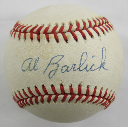 Al Barlick Signed Auto Rawlings Baseball JSA CF42455