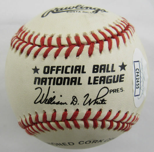 Al Barlick Signed Auto Rawlings Baseball JSA CF42455