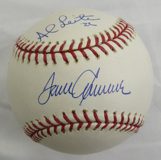 Tom Seaver / Al Leiter Multi Signed Auto Rawlings Baseball Steiner & MLB Hologram