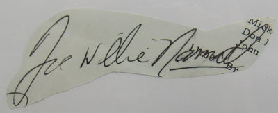 Joe Namath Cut Signed Auto PSA/DNA Encapsulated I