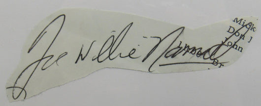 Joe Namath Cut Signed Auto PSA/DNA Encapsulated I