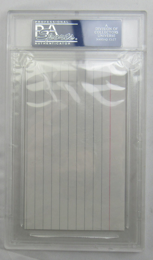Joe Namath Cut Signed Auto PSA/DNA Encapsulated II