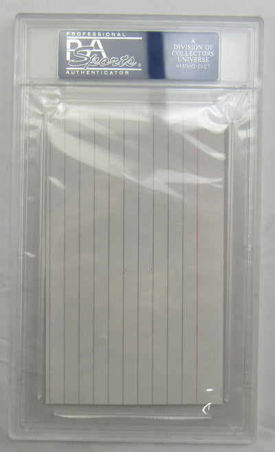 Joe Namath Cut Signed Auto PSA/DNA Encapsulated VI