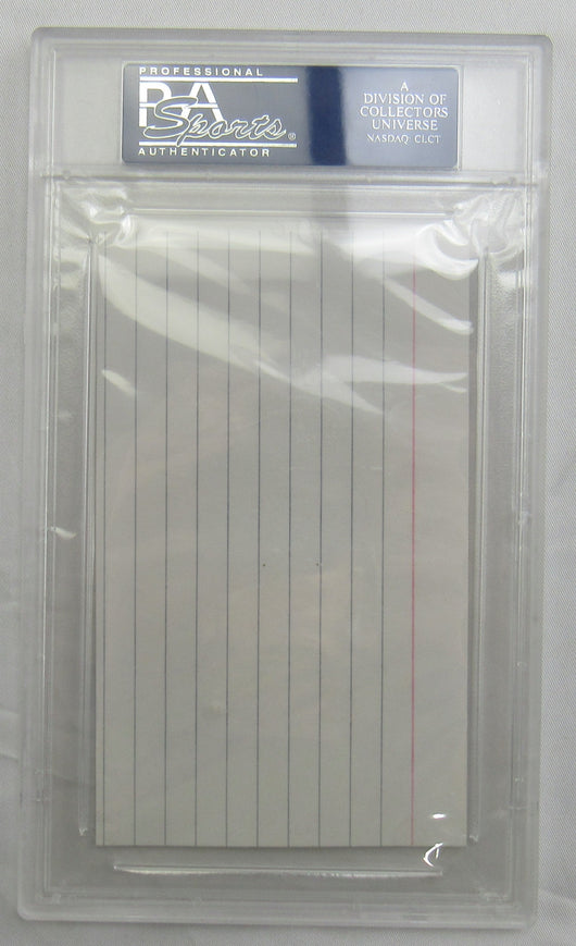 Joe Namath Cut Signed Auto PSA/DNA Encapsulated VI