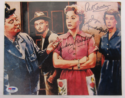 Art Carney, Audrey Meadows Joyce Randolph Signed Auto 8x10 Photo PSA/DNA H91857 Signed Auto 8x10 Photo PSA/DNA H33388