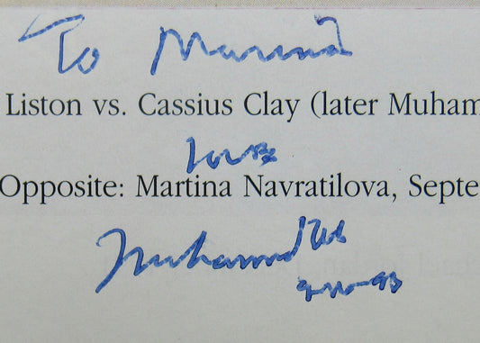 Muhammad Ali Signed Auto 8.5x10.5 JSA B91352