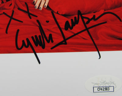 Cyndi Lauper Signed Auto 8x10 Photo JSA CF42583