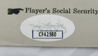 Ralph Kiner Signed Auto Contract JSA CF42580